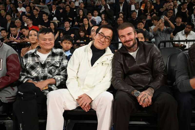 马云、成龙、贝克汉姆世纪同框 马云、成龙、贝克汉姆世纪同框